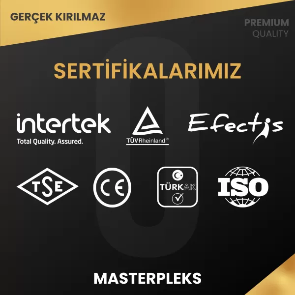 Masterpleks Gerçek Kırılmaz Televizyon Ekran Koruyucu - Görsel 5